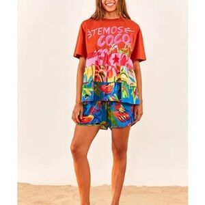 FARM Rio Multicolor Graphic Top